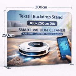 Tekstil Backdrop Stand 300x250cm Düz