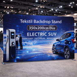 Tekstil Backdrop Stand 350x200cm Düz 26 Tekstil Backdrop Stand 350x200cm Düz