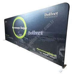 Tekstil Backdrop Stand 600x250cm Düz