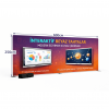 Tekstil Backdrop Stand 600x250cm Düz
