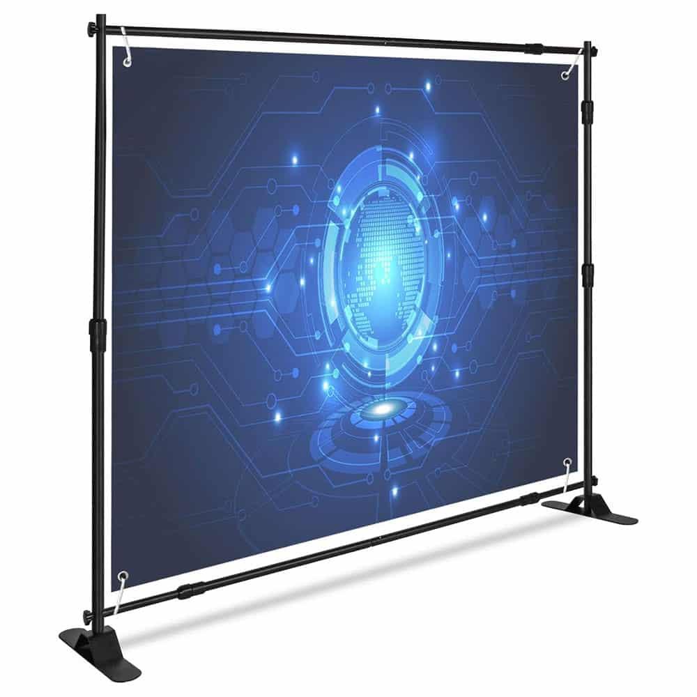 Teleskobik Backdrop Stand Baskısı 4 Teleskopik Backdrop Stand 300x240cm – Eko Model