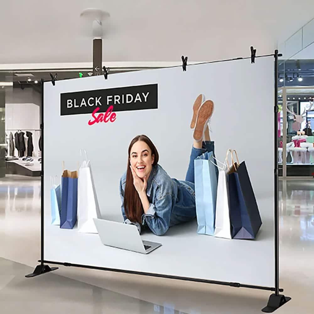 Teleskopik Backdrop Stand 300x240cm – Eko Model 9 Teleskopik Backdrop Stand 300x240cm – Eko Model