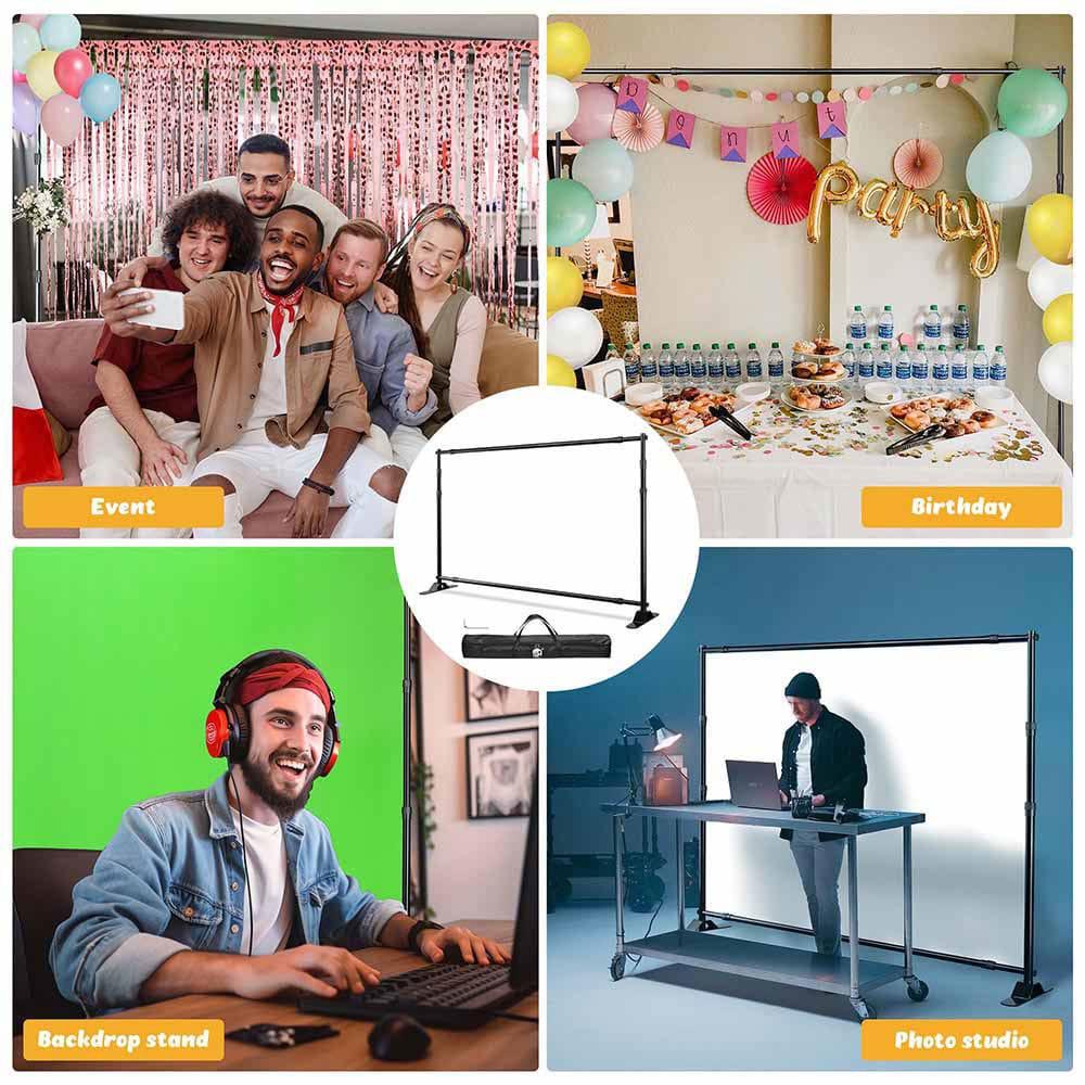 Teleskopik Backdrop Stand 300x240cm – Eko Model 3 Teleskopik Backdrop Stand 300x240cm – Eko Model