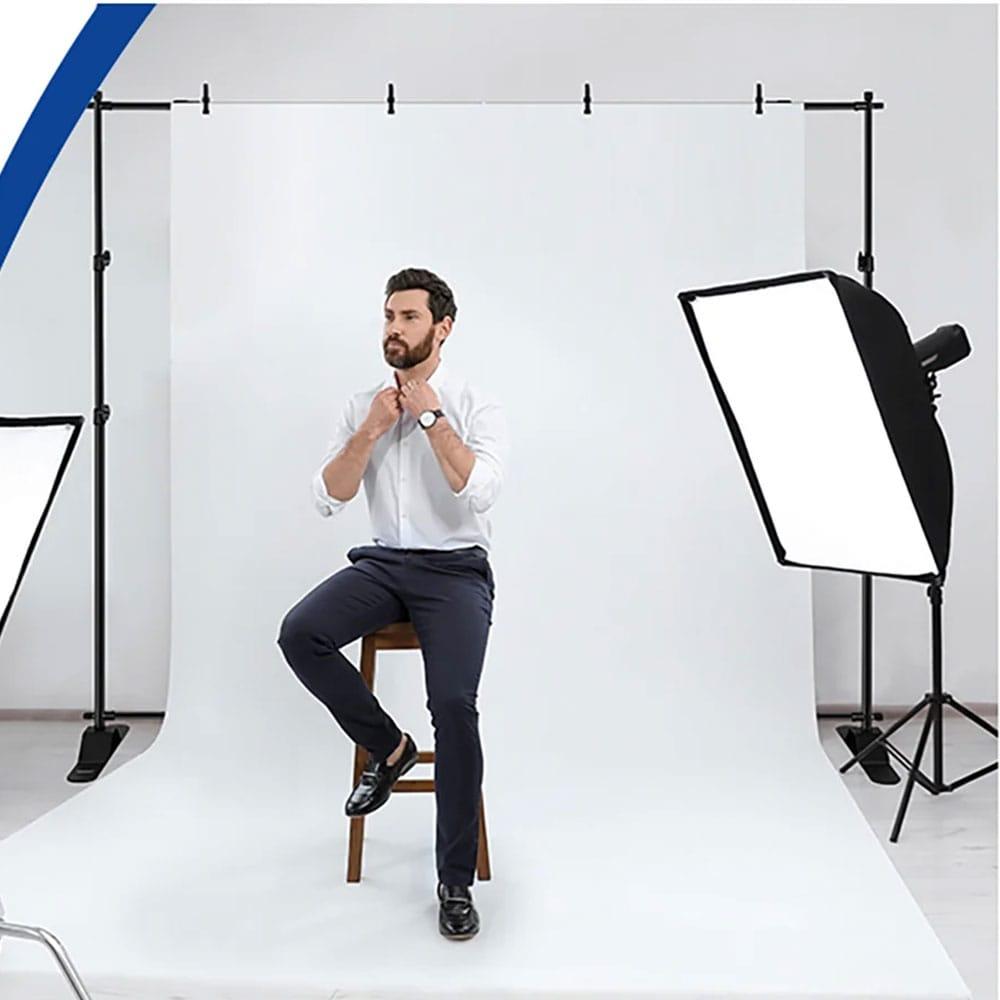 Teleskopik Backdrop Stand 300x240cm – Eko Model 8 Teleskopik Backdrop Stand 300x240cm – Eko Model