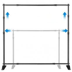 Teleskopik Backdrop Stand 360x300cm – Pro Model 44 Teleskopik Backdrop Stand 360x300cm – Pro Model
