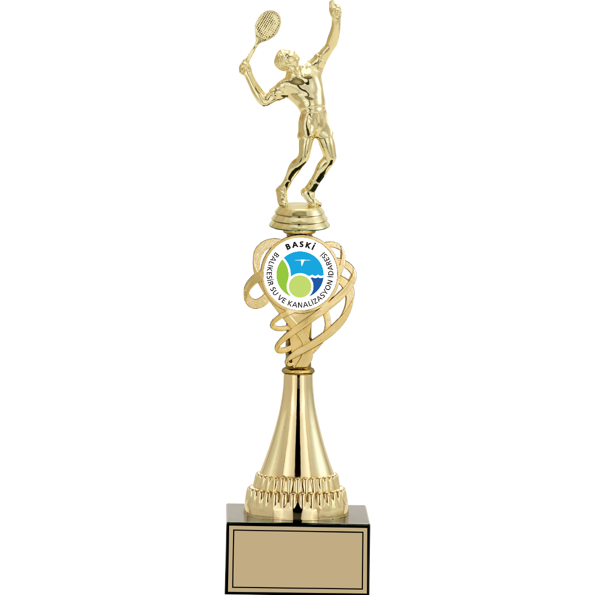 Tenis Erkek Figürlü Kupalar 39, 37, 35 cm | FG-034 - 39