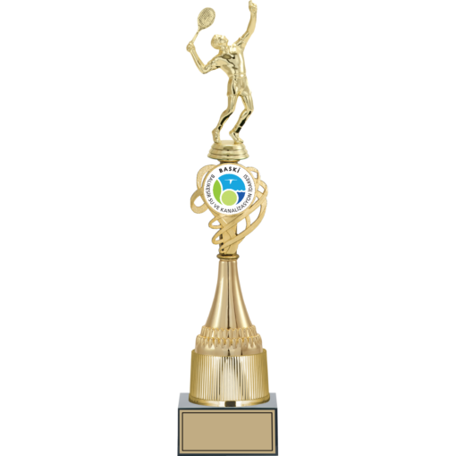 Tenis Erkek Figürlü Kupalar 44, 41, 38 cm | FG-033 - 44