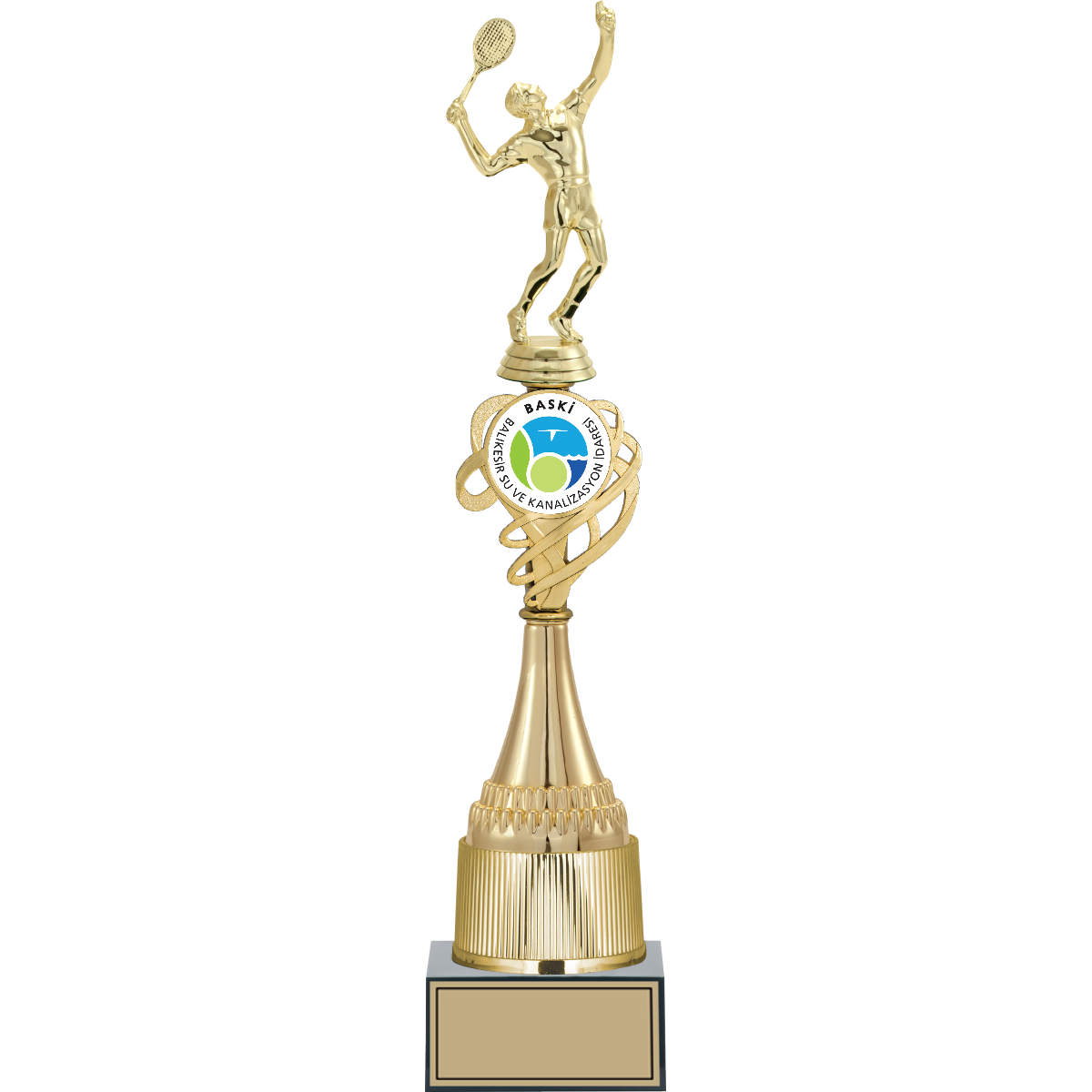 Tenis Erkek Figürlü Kupalar 44, 41, 38 cm | FG-033 - 44