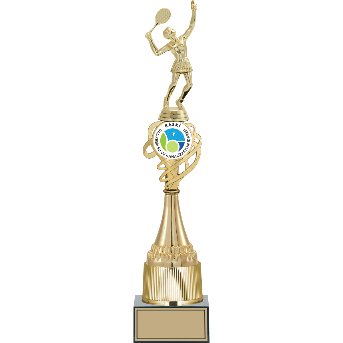 Tenis Kadın Figürlü Kupalar 44, 41, 38 cm | FG-033 - 44