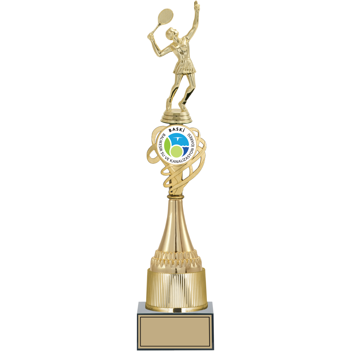 Tenis Kadın Figürlü Kupalar 44, 41, 38 cm | FG-036 - 44