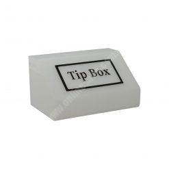 Tipbox – Bahşiş Kutusu Buz Beyaz – 20x13xh12cm