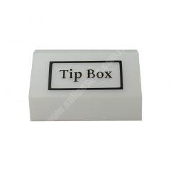 Tipbox – Bahşiş Kutusu Buz Beyaz – 20x13xh12cm