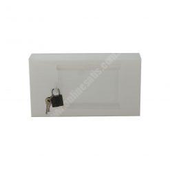 Tipbox – Bahşiş Kutusu Buz Beyaz – 20x13xh12cm