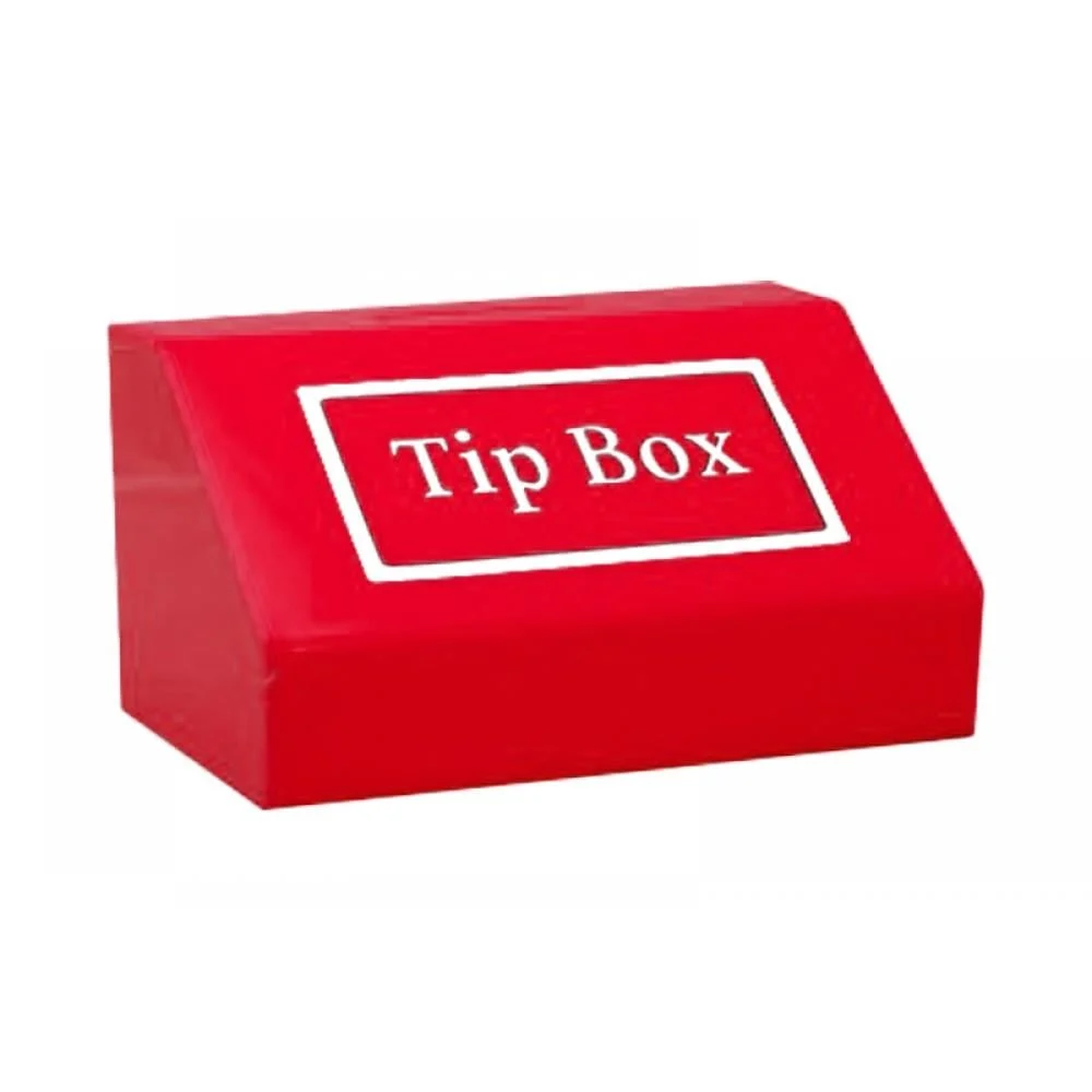 Tipbox – Bahşiş Kutusu Kırmızı – 20x13xh12cm