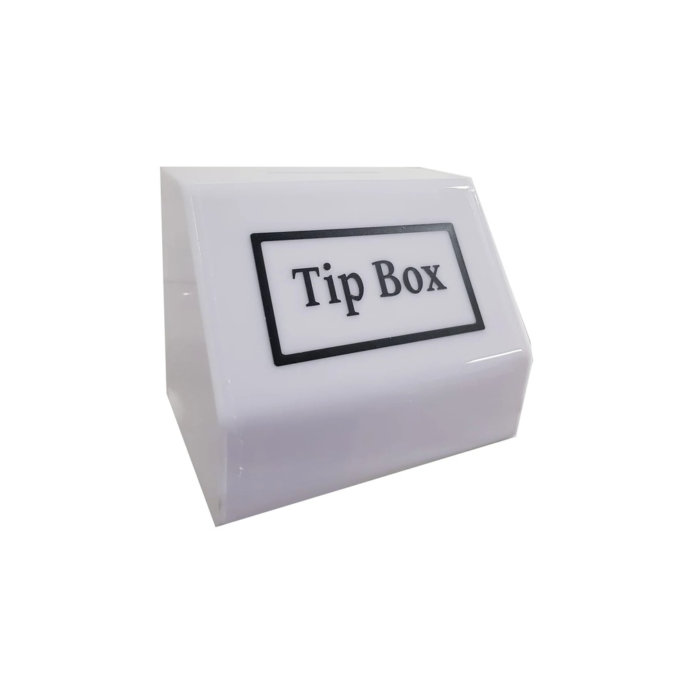 Tipbox – Bahşiş Kutusu Opak Beyaz – 15x10xh12cm