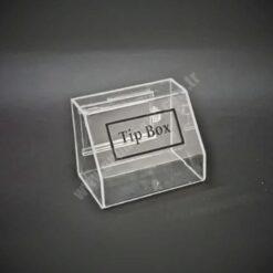 Tipbox – Bahşiş Kutusu Şeffaf – 15x10xh12cm