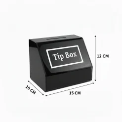 Tipbox – Bahşiş Kutusu Siyah – 15x10xh12cm