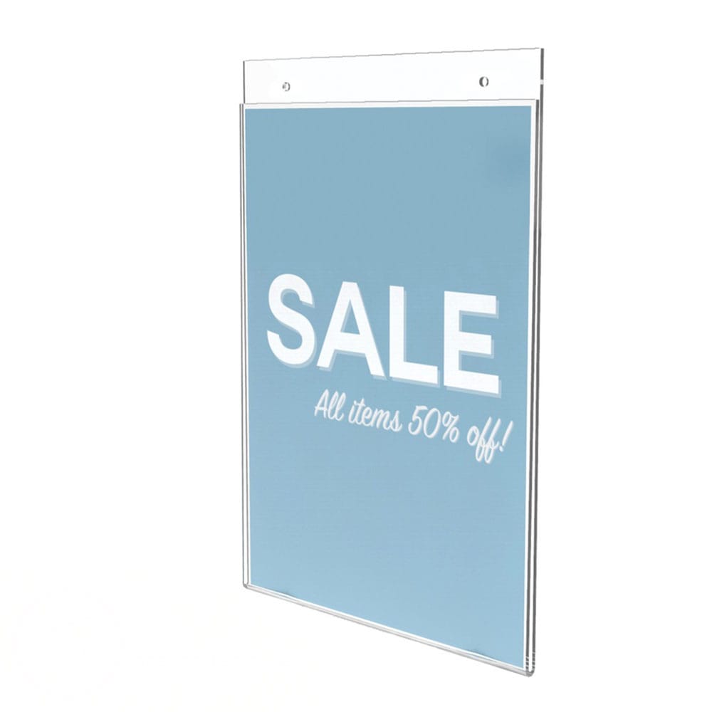 U Tipi Pleksi Föylük Dikey A4 (21X30cm) – Askı Paylı