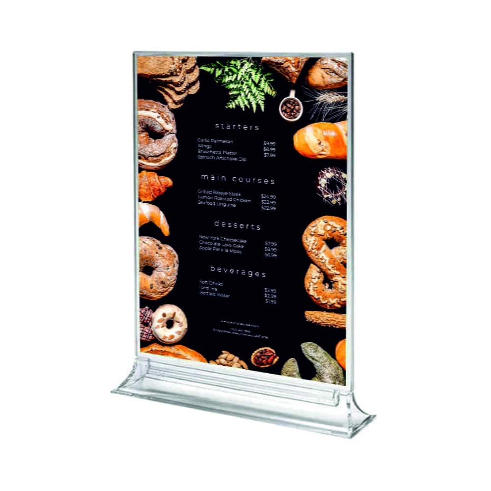 Upright Pleksi Dikey Föylük/Etiketlik A5 (15x21cm)