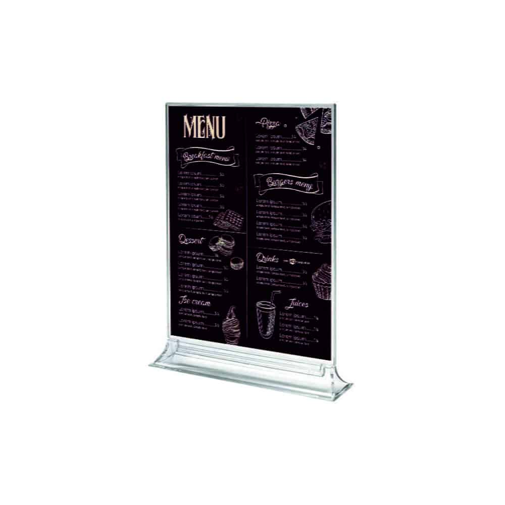 Upright Pleksi Dikey Föylük/Etiketlik A6 (10x15cm)