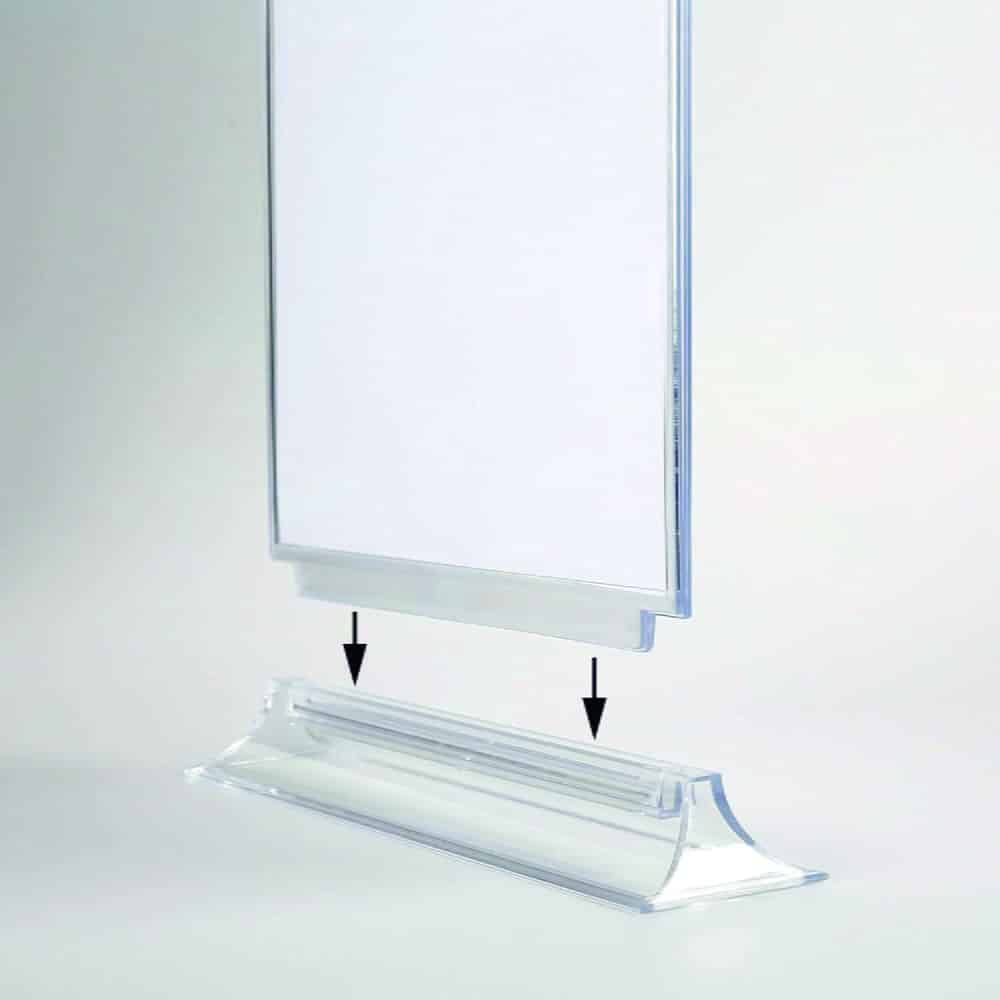 Upright Pleksi Dikey Föylük/Etiketlik A4 (21X30cm)