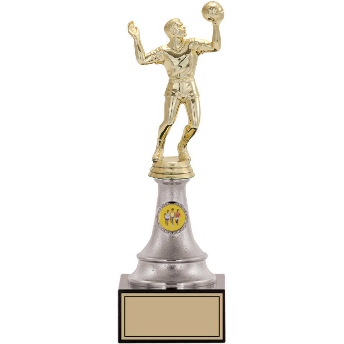 Voleybol Erkek Figürlü Kupalar 28, 27, 26 cm | FG-010 - 28