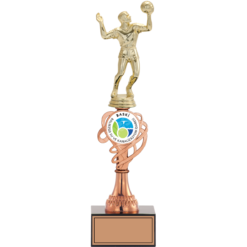 Voleybol Erkek Figürlü Kupalar 35 cm | FG-034