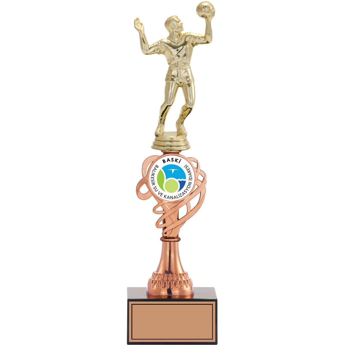 Voleybol Erkek Figürlü Kupalar 35 cm | FG-034