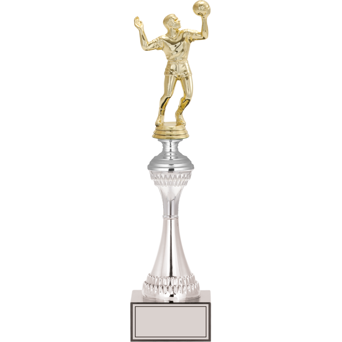 Voleybol Erkek Figürlü Kupalar 38, 36, 34 cm | FG-030 - 38