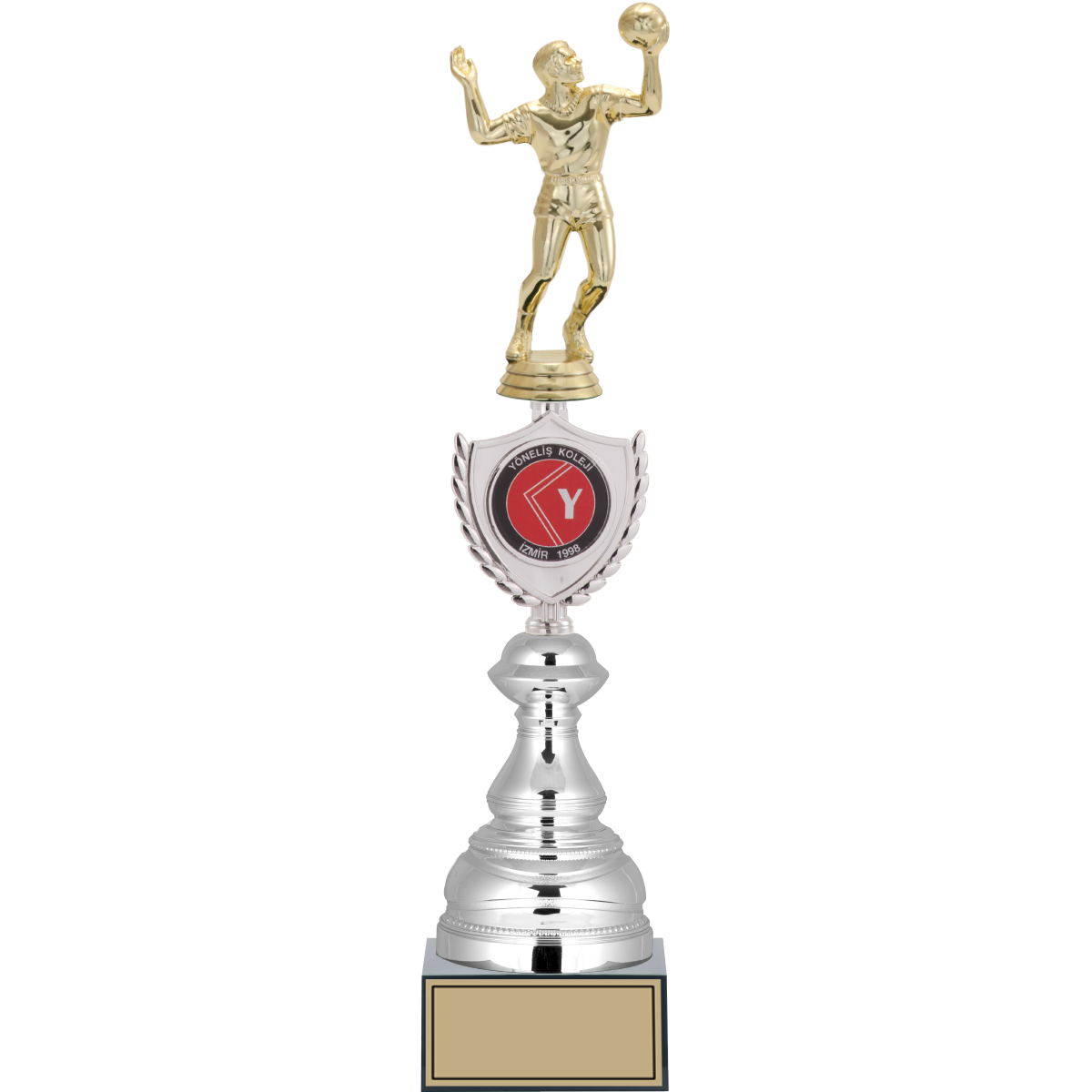Voleybol Erkek Figürlü Kupalar 43, 41, 40 cm | FG-035 - 43