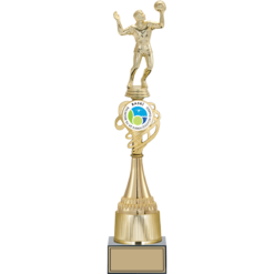 Voleybol Erkek Figürlü Kupalar 44, 41, 38 cm | FG-033 - 44