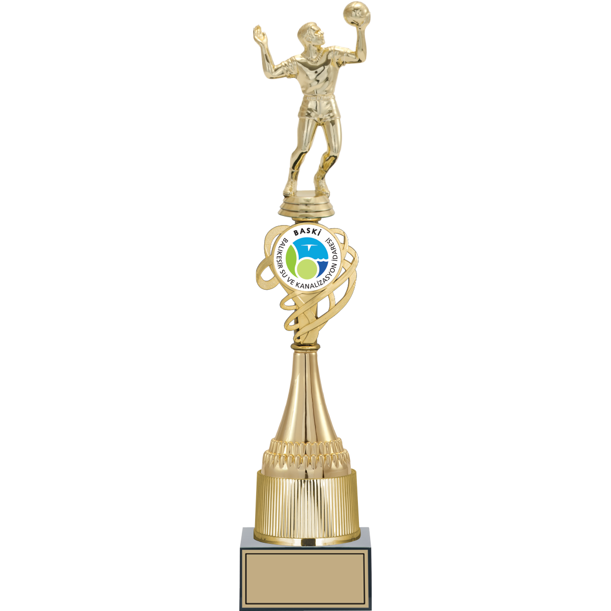 Voleybol Erkek Figürlü Kupalar 44, 41, 38 cm | FG-033 - 44