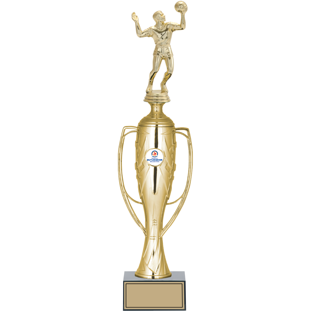 Voleybol Erkek Figürlü Kupalar 45, 42, 40 cm | FG-026 - 45