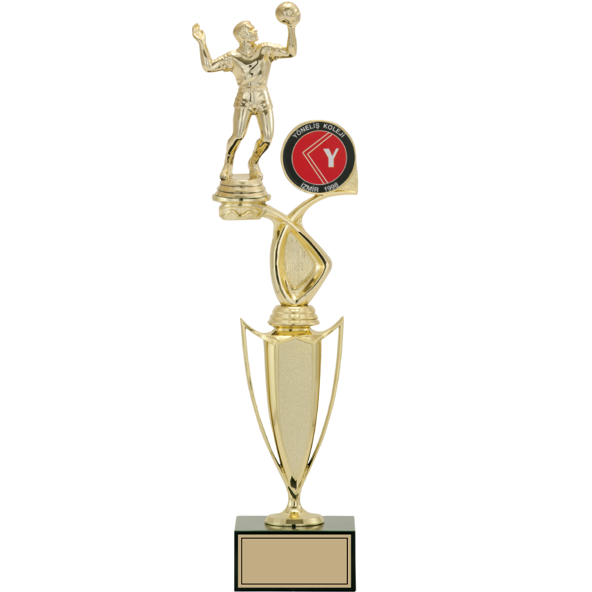 Voleybol Erkek Figürlü Kupalar 45, 43, 41 cm | FG-043 - 45