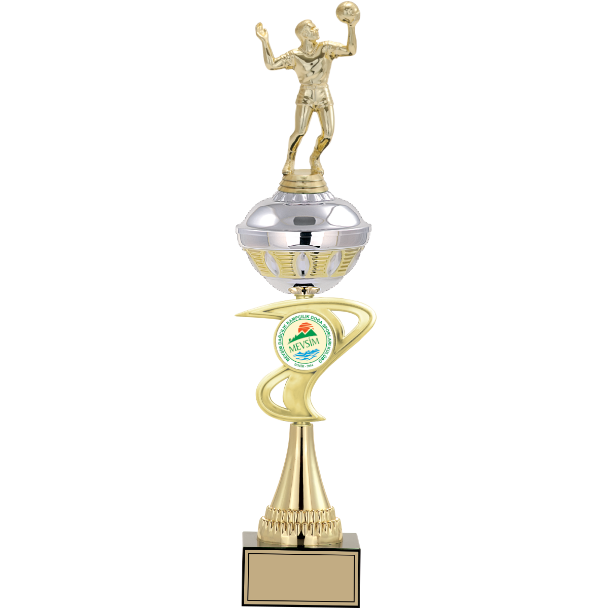 Voleybol Erkek Figürlü Kupalar 50, 47, 45 cm | FG-065 - 50