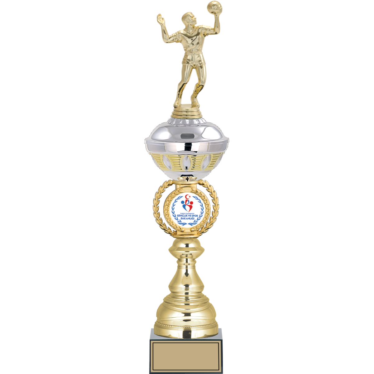 Voleybol Erkek Figürlü Kupalar 50, 47, 46 cm | FG-066 - 50