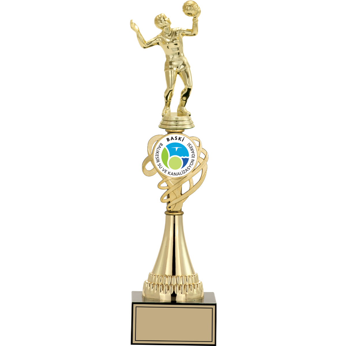 Voleybol Kadın Figürlü Kupalar 39, 37, 35 cm | FG-034 - 39