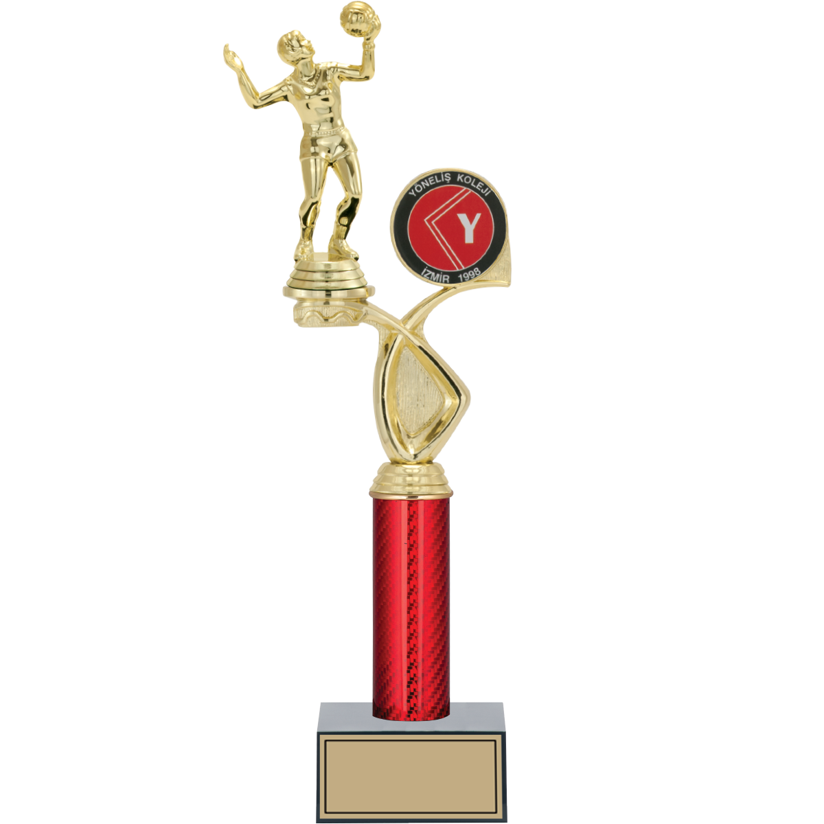 Voleybol Kadın Figürlü Kupalar 40, 38, 35 cm | FG-016 - 40