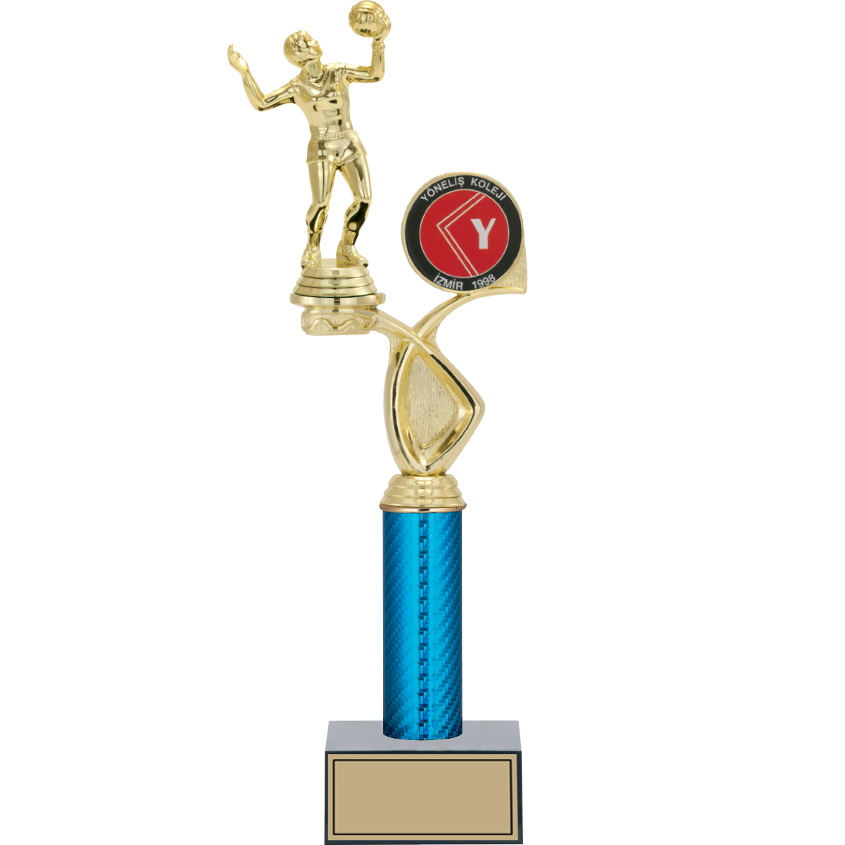 Voleybol Kadın Figürlü Kupalar 40, 38, 35 cm | FG-017 - 40