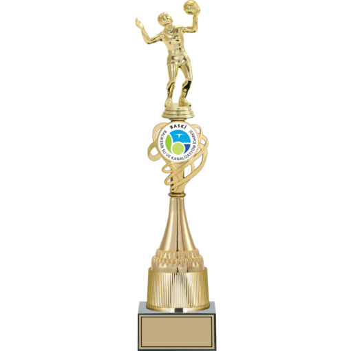 Voleybol Kadın Figürlü Kupalar 44, 41, 38 cm | FG-033 - 44