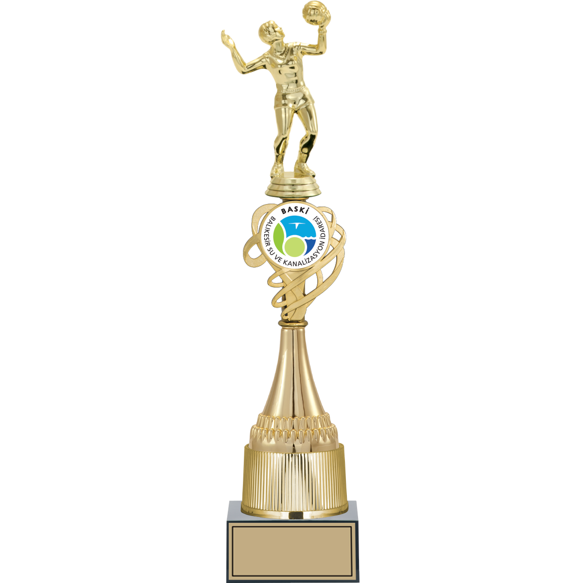 Voleybol Kadın Figürlü Kupalar 44, 41, 38 cm | FG-036 - 44