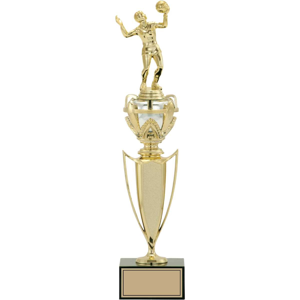 Voleybol Kadın Figürlü Kupalar 44, 42, 39 cm | FG-044 - 44