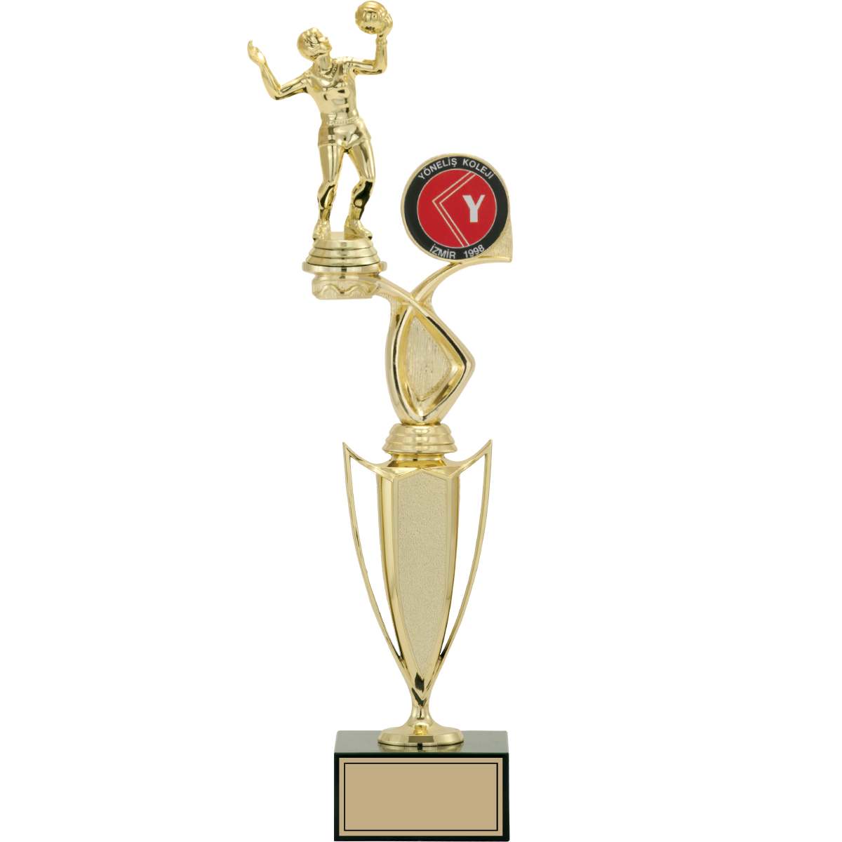 Voleybol Kadın Figürlü Kupalar 45, 43, 41 cm | FG-043 - 45