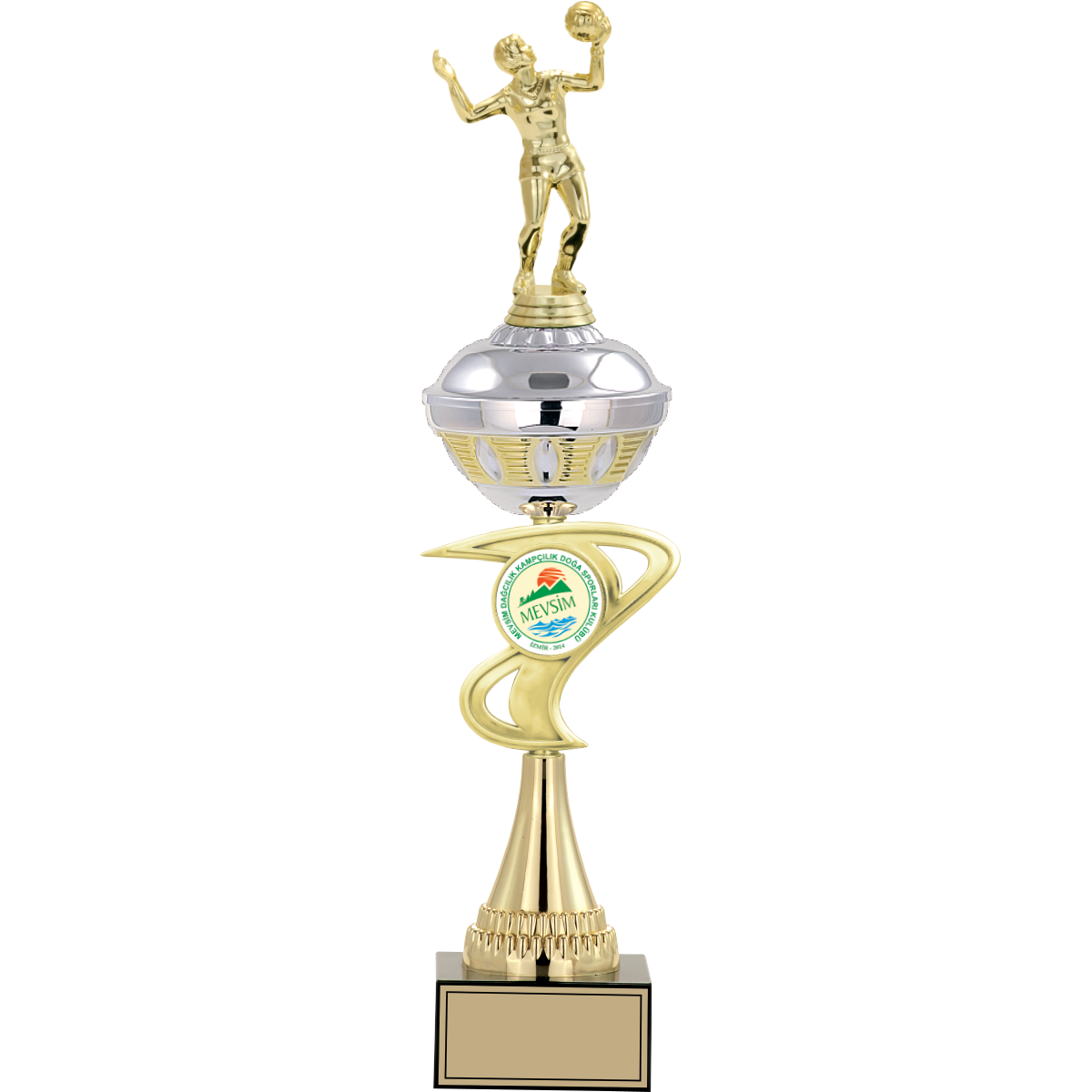 Voleybol Kadın Figürlü Kupalar 50, 47, 45 cm | FG-065 - 50