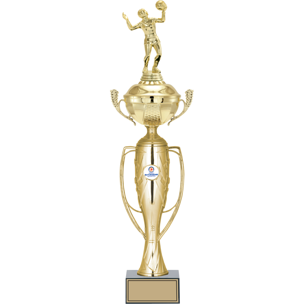 Voleybol Kadın Figürlü Kupalar 55, 51, 49 cm | FG-072 - 55