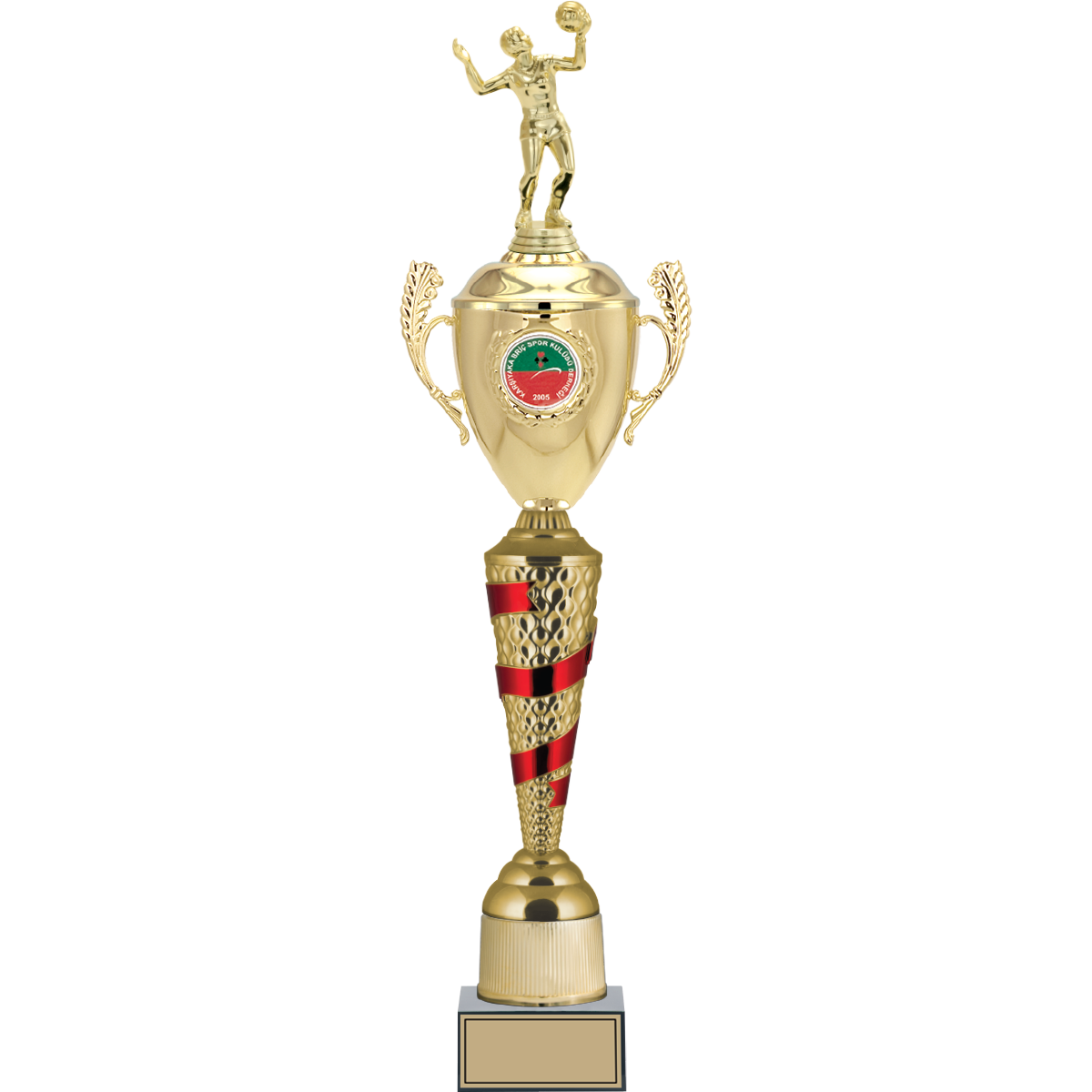 Voleybol Kadın Figürlü Kupalar 66, 63, 59 cm | FG-084 - 66