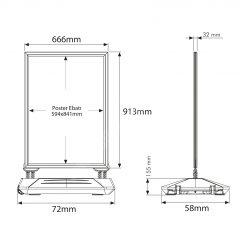 Wind Pro A1 (60x85cm) – SİYAH