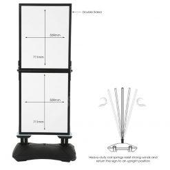 Wind Pro Slim 2 Katlı Siyah