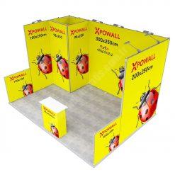 Xpowall Modüler Fuar Standı 4×3