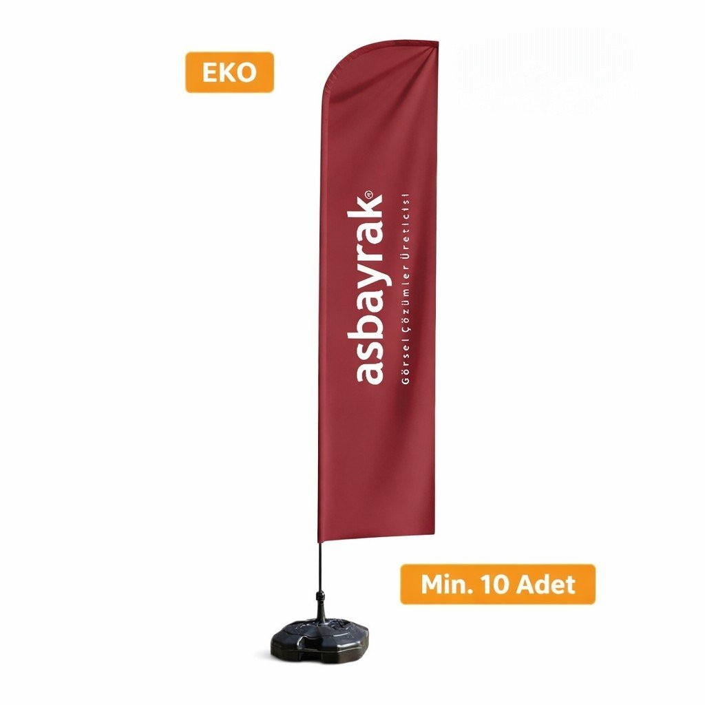 Yelken Bayrak Seti | 75×300 cm | Eko Seri | Kampanyalı Ürün